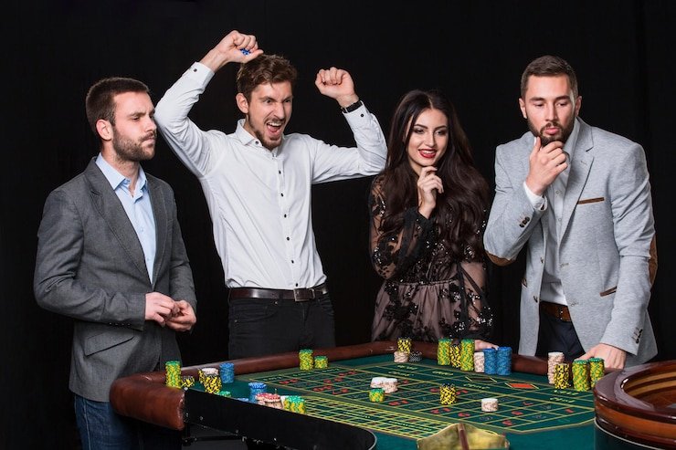 Antarmuka meja roulette tarowin menampilkan batas taruhan dan opsi pembayaran